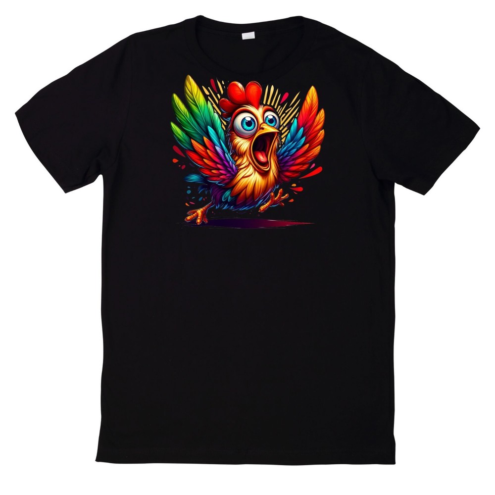 Funny Chicken Face T Shirt