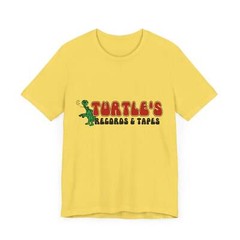 Vintage Turtles Record & Tapes Store Logo Unisex Jersey Short Sleeve T-Shirt