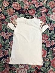 Just Cavalli Art Asymmetrical Tiger Skull Snake T-Shirt Size S