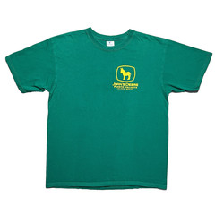Vintage Juans Deere Parody T Shirt L Green Puerto Vallarta Mexico Funny Novelty