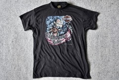 Vtg 1992 Harley Davidson 3D Emblem Righteous Ruler Wizard T-Shirt Biker USA M