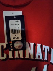 Cincinnati Reds DelaCruz #44 Baseball T Shirt Red MLB Licensed, Medium NWT