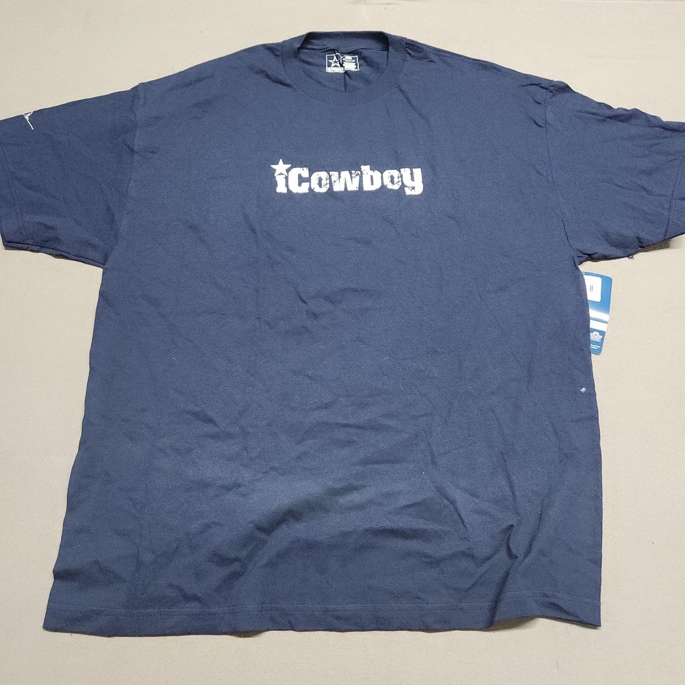 HOLOGRAM Dallas Cowboys T Shirt Apparel I Love Cowboys L Terrell Owens Navy 131
