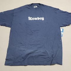 HOLOGRAM Dallas Cowboys T Shirt Apparel I Love Cowboys L Terrell Owens Navy 131
