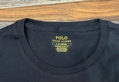 Polo Ralph Lauren Custom Slim Fit Long Sleeve T Shirt Tuxedo Bear Black Men’s L