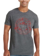 Lucky Brand Men’s Short Sleeve Graphic Tee Dark Grey
