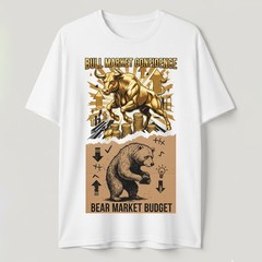 Bull Market Confidence Bear Market Budget Funny Trading T-shirt, Crypto Meme Tee