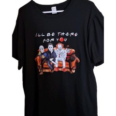 Graphic Halloween Horror T-Shirt I’ll Be There For You Krueger Friday Size 2XL