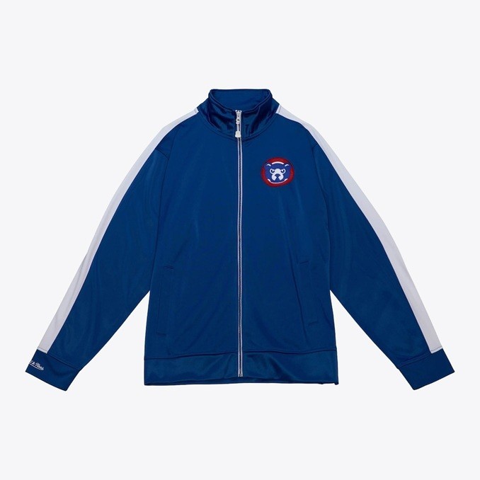 Men’s Mitchell & Ness Chicago Cubs Flashback Full Zip Track Jacket: XXX-Large