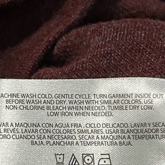 Banana Republic Men’s Thermal Shirt Size XL Crew Neck Long Sleeve Burgundy