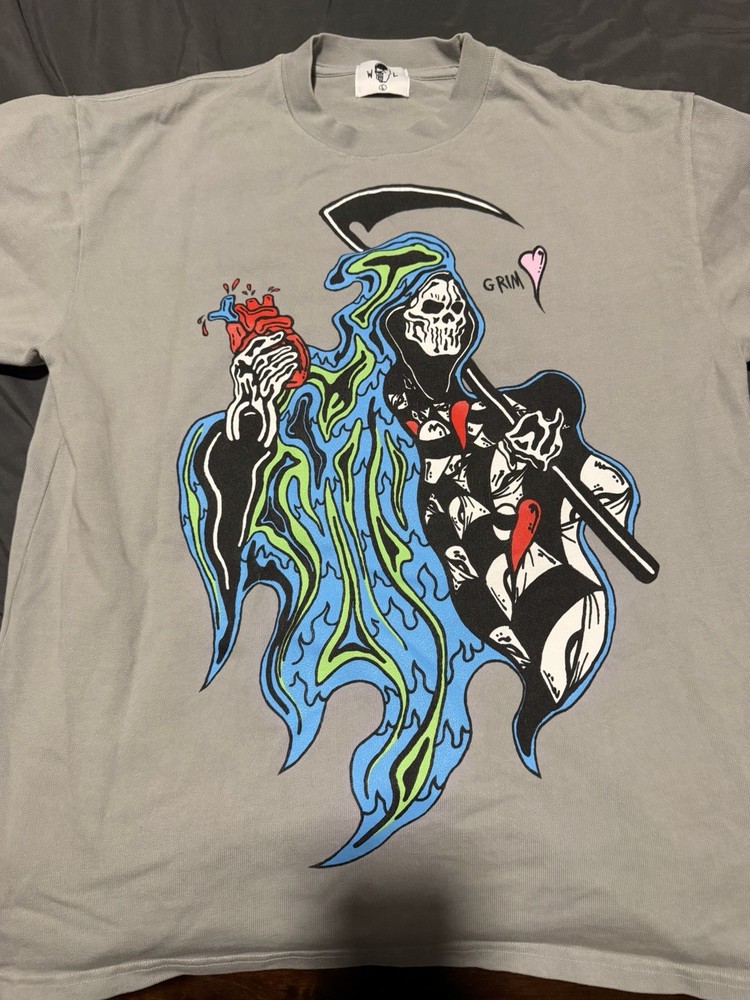 Warren Lotas x Matty Boy Grey Tee SIZE LARGE NEW 100% AUTHENTIC