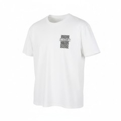 American Eagle Outfitters Oversized Fit T-Shirt Herren M Weiß Baumwolle Kurzarm