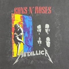 Vintage 1992 Metallica Guns N’ Roses Stadium Tour Brockum USA T-Shirt XL