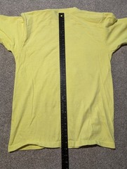 Supreme Shirt Mens Medium Neon Yellow Digi Girl SS17 Digital Block Logo