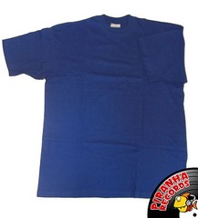John Son Premium Quality Blue T-Shirt L 100% Cotton Piranha Records
