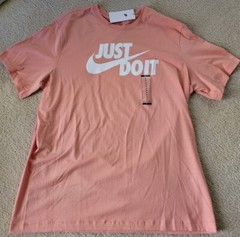 NWT Nike Sportswear JDI Just Do It Tee, light salmon AR5006-824