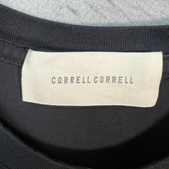 Correll Correll Mens Size Medium Gradient Graphic Organic Cotton T-Shirt Black