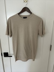 GOODLIFE Mens T-Shirt Medium Curved Hem Modern Casual Crew Comfort Soft Top