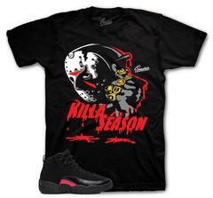 T-Shirt To Match Jordan 12 Bloodline Sneakers – Killa Season Sneaker Tee
