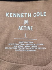 Kenneth Cole Active Tech Crew Neck Short Sleeve T-Shirt Canyon Clay Men’s Size L