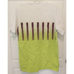 Air Jordan Graphic T-Shirt. Youth Medium. White/Black/Yellow.