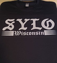 Support your local Outlaws State T shirt Tee Biker Motorcycle MC Wisconsin