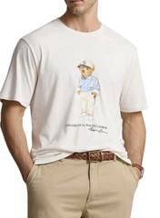 NWT Polo Ralph Lauren Men’s Big & Tall Hemingway Polo Bear White T-Shirt Sz 4XLT