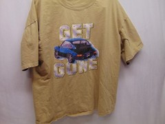 Brisco Apparel Get Gone Porsche short sleeve T-Shirt medium size