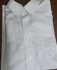 L.L Bean Dress Shirt Button Up Collar Long Sleeves with cuffs Cotton. USA Seller