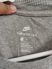 LOT OF 2 MENS THE NIKE TEE SHIRTS GRAY BOTH SIZE XL