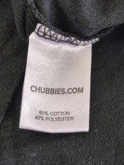Men Chubbies The Weekend Has Arrived Short Sleeve Black Pocket Tshirt Medium