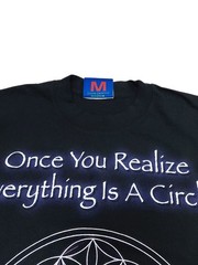 Online Ceramics “Everything Is A Circle” Black T-Shirt Sz Medium *Sold Out* NWOT