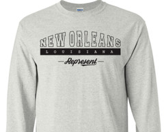 New Orleans Louisiana T-Shirt Long Sleeve Graphic tee