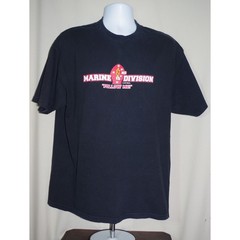 7.62 Design Men’s XL 2nd Marine Division Follow Me Graphic T-Shirt Black USMC