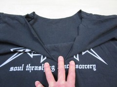 Vintage Skeletonwitch Band T Shirt (XL) “Soul Thrashing Black Sorcery” Doom Goth