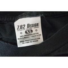 7.62 Design Men’s XL 2nd Marine Division Follow Me Graphic T-Shirt Black USMC