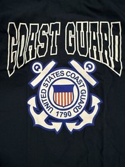 U.S. Coast Guard USCG Anchor Logo Navy Blue T-Shirt – Size M / Medium – NEW!