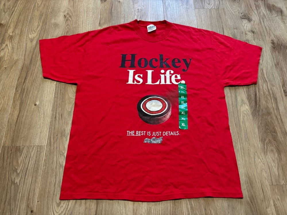 Hockey Is Life Shirt Size Xl Big Ball Sports