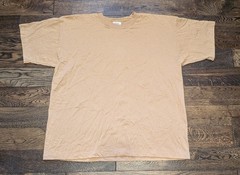 Fashion Gear Blank T-Shirt Men’s XL Brown Short Sleeve Made in USA Single Stitch