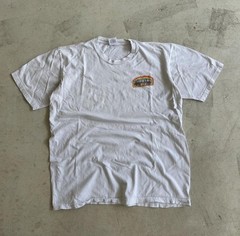 Supreme Streetwear Skater Graphic Chrome Flames Tee Size Medium