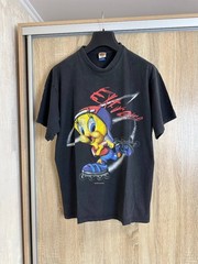 1999 Tweety Bird Art Cartoon Movie Warner Bros T Shirt USA Size XL Looney Tunes
