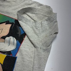 Vintage Disney Mickey Mouse Sleep Shirt Adult One Size Fits All 24×33.5