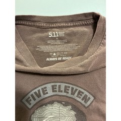5.11 Tactical Mens XL GrungeT-Shirt Bundle Skull Topo Black Brown 2 Pack Grunge