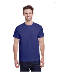 Gildan Mens G500 Premium Short Sleeve Heavy Cotton Plain Casual T-Shirt Pack 6