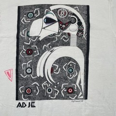 Vintage Art Rebecca L.G. Prescott Adje Designs Hand Etched Hand Painted T Shirt