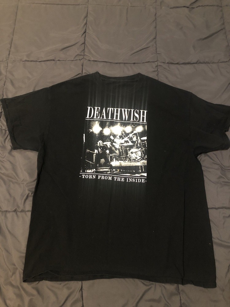 Deathwish Torn From The Inside Black T-shirt Size XL
