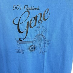 Gene Doll 1999 4th Convention 50’s Flashback Blue T-Shirt L (see measurement)