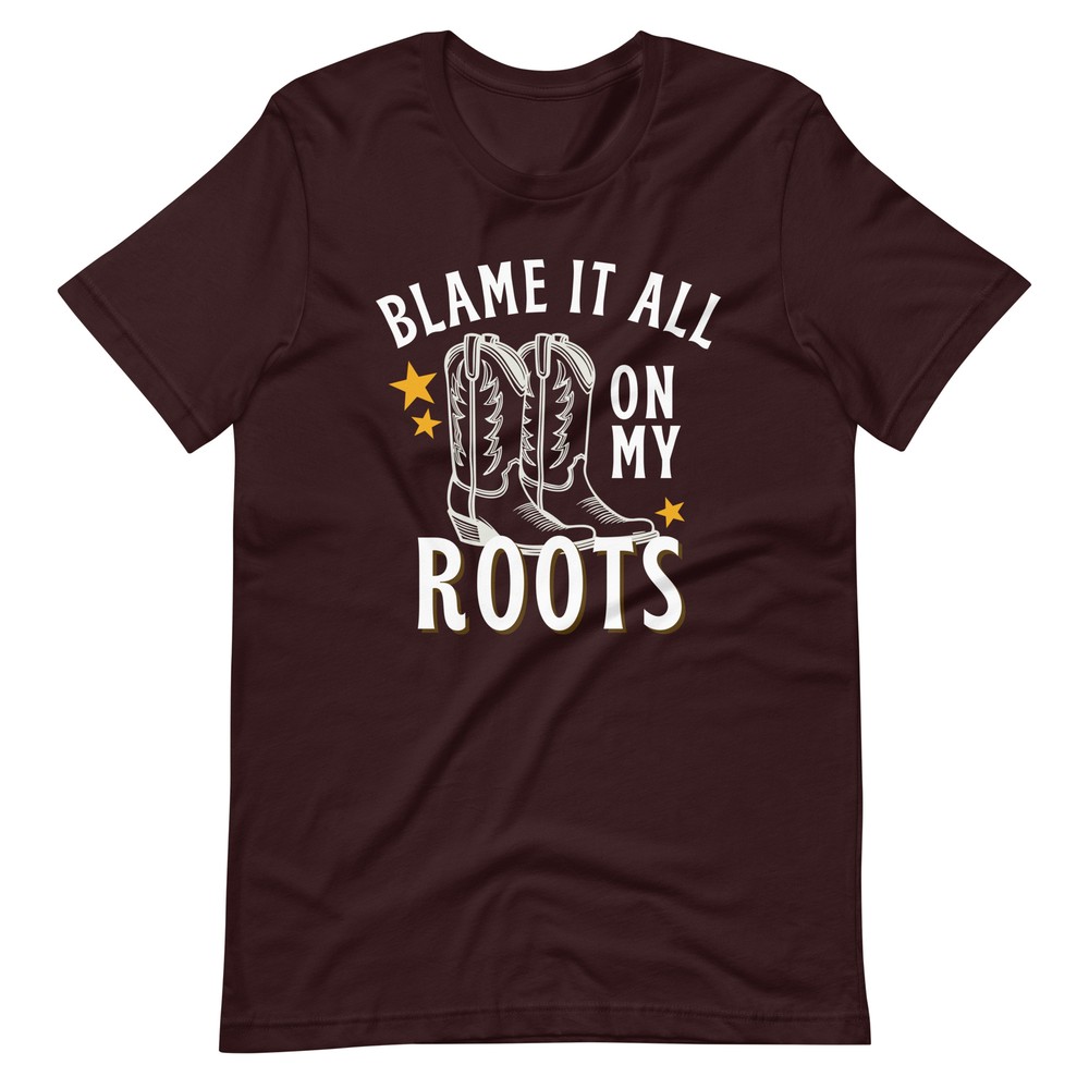 Blame It All On My Roots Country Music Festival Unisex t-shirt S,M,L,XL,2X,3X,4X