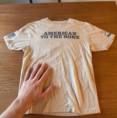 Grunt Style American To The Bone T-Shirt- LARGE