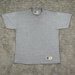Russell Athletic T-Shirt Mens Size M Grey Pro Cotton V-Stitch Jock Tag Vintage